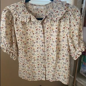 Doen Blythe Top in Papillion Floral